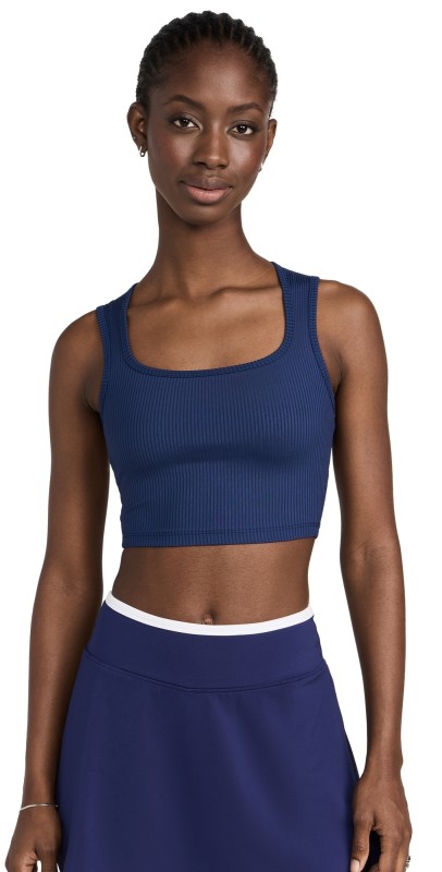 Year of Ours Ribbed Diana Bra Navy