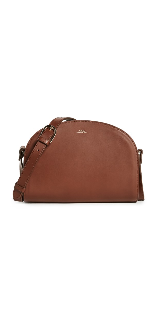 A. P.C. Half Moon Bag Noisette
