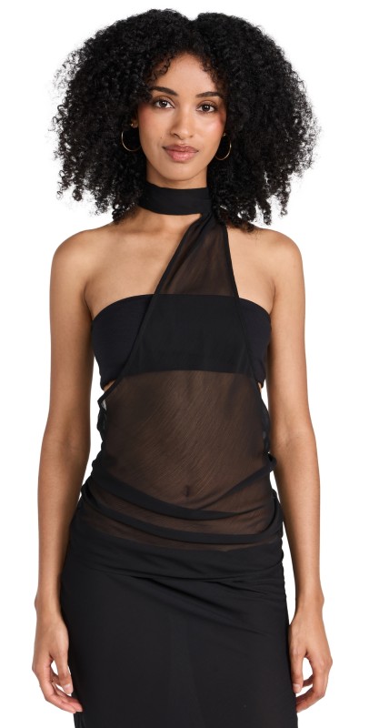 Lioness Lux Tie Top Onyx