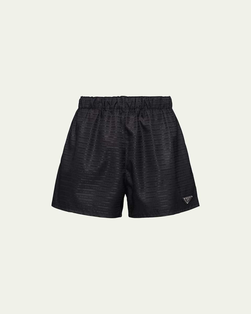 Recycled Nylon Logo-Print Shorts