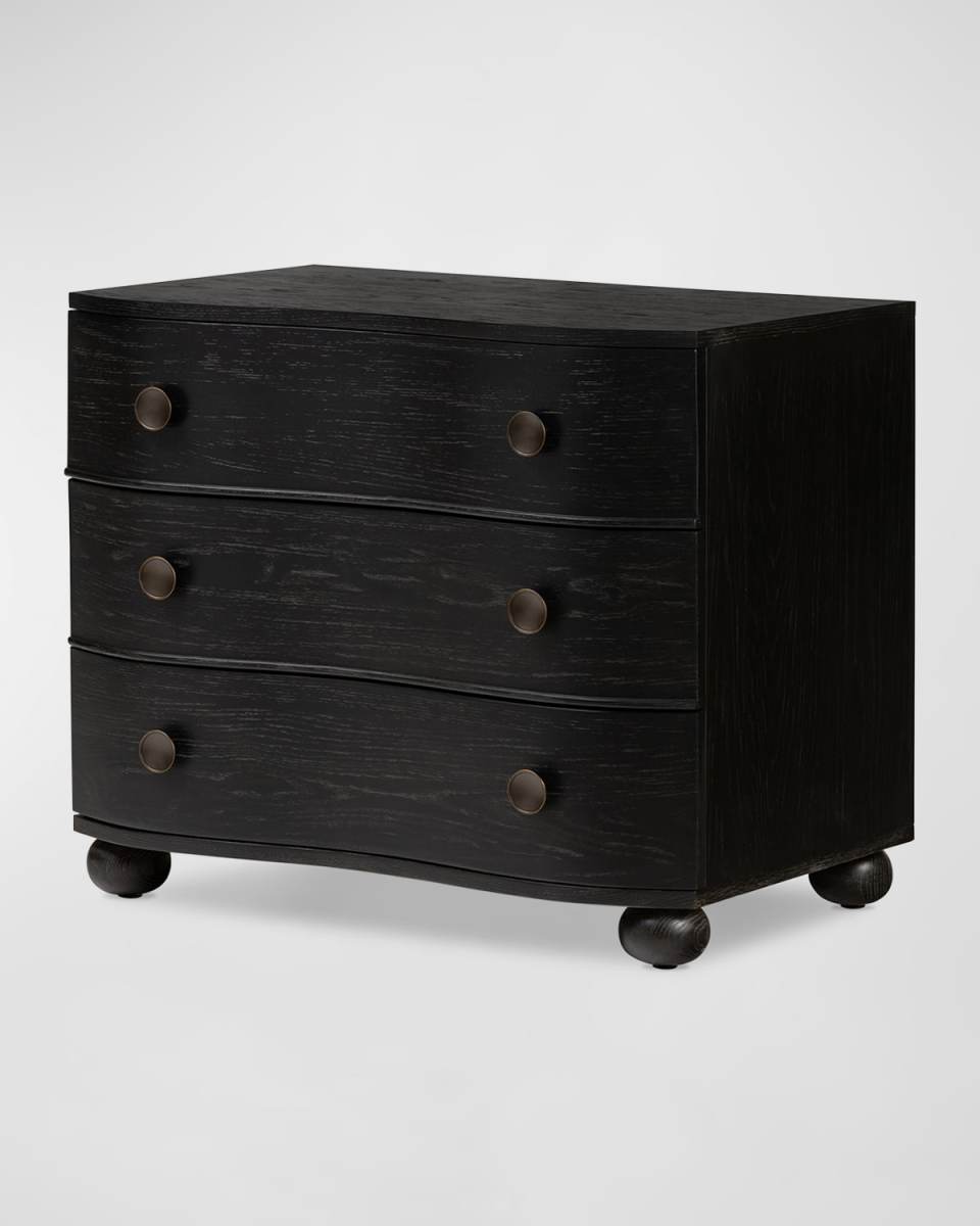 Tiago 3-Drawer Nightstand