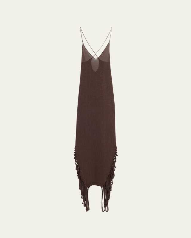 Stalactite Midi Slip Dress