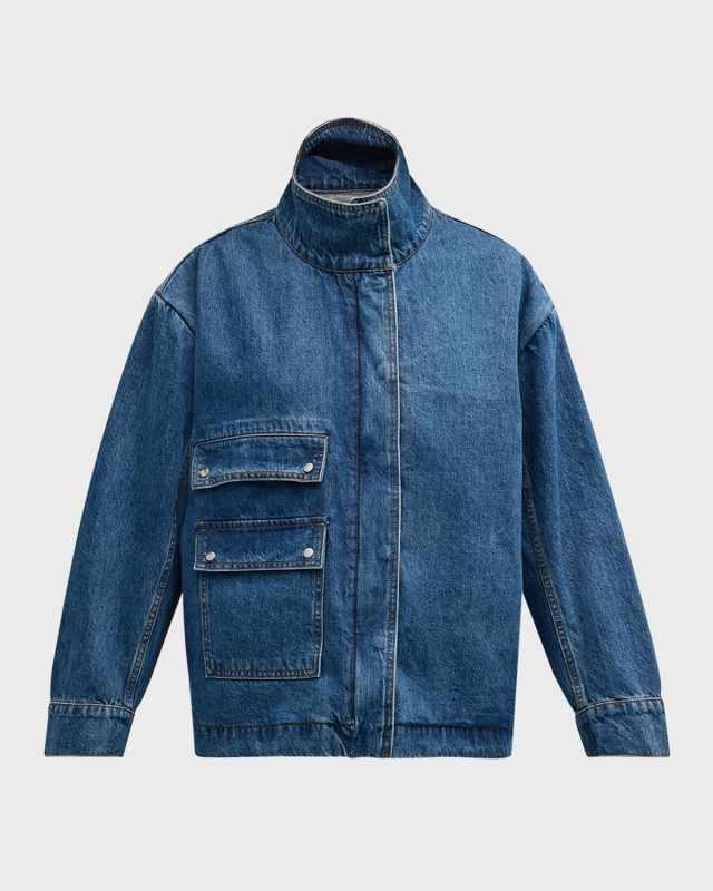 Denim Bomber Jacket