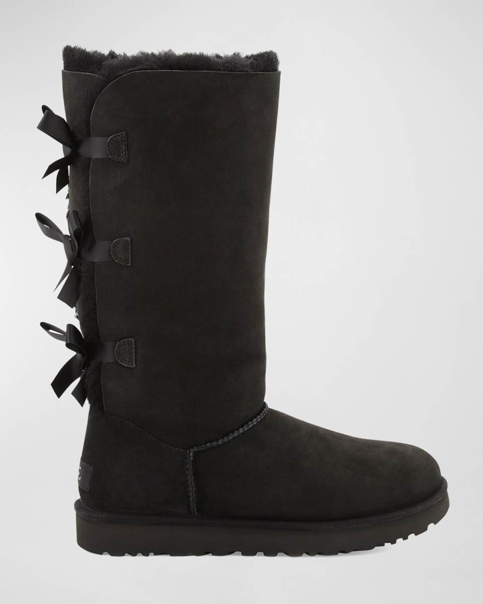 Bailey Bow Tall Shearling Fur Boots