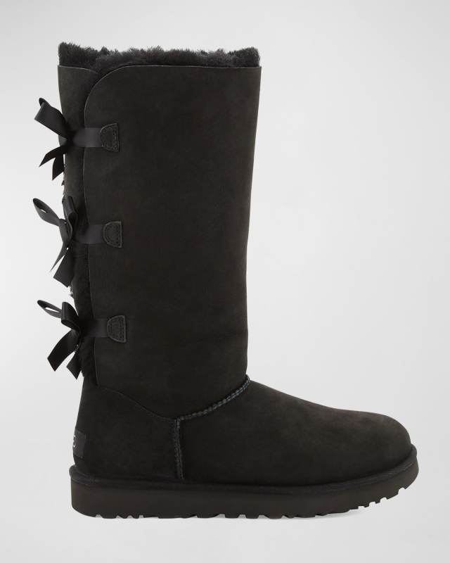 Bailey Bow Tall Shearling Fur Boots
