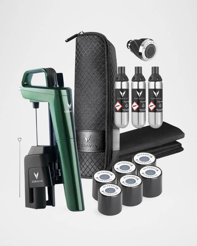 Timeless Six+ Wine Preservation System - Limited Edition Forest Green