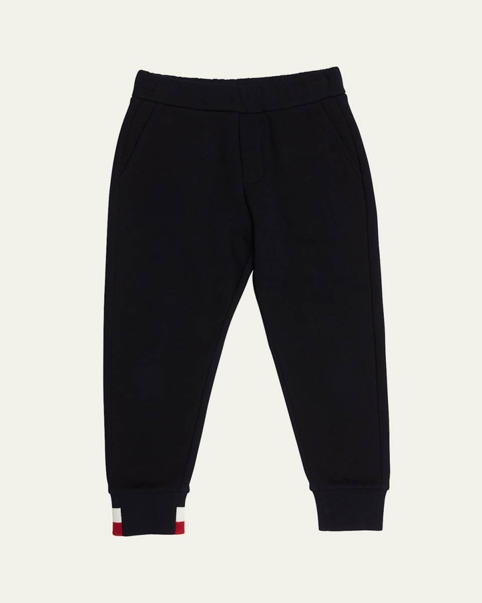 Boy's Bell Logo Sweat Pants, Size 8-