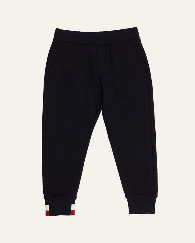 Boy's Bell Logo Sweat Pants, Size 8-