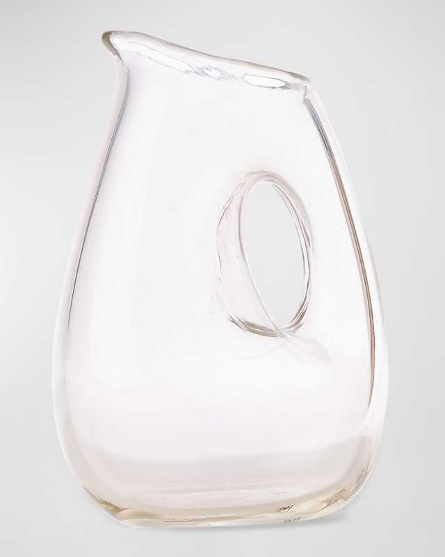 Glass Jug With Cut-Out Handle