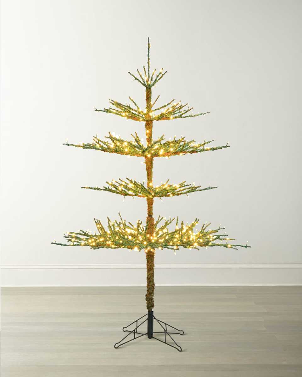 Twig Pine Pre-Lit LED Christmas Tree, 5'