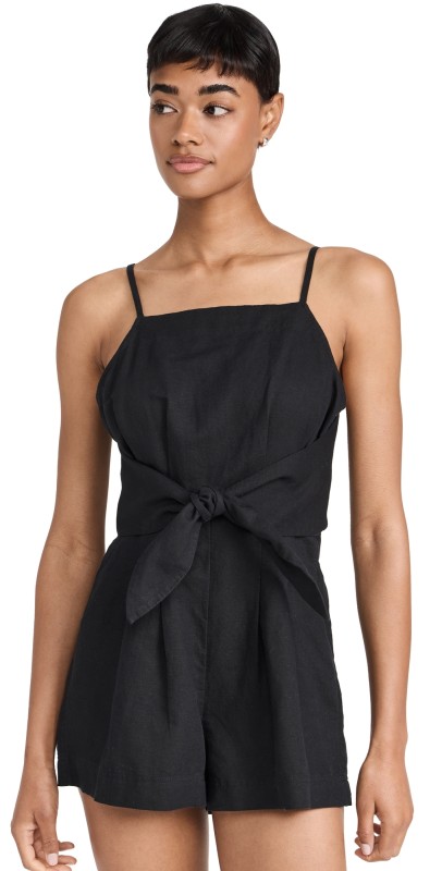 Madewell Sandy Romper True Black