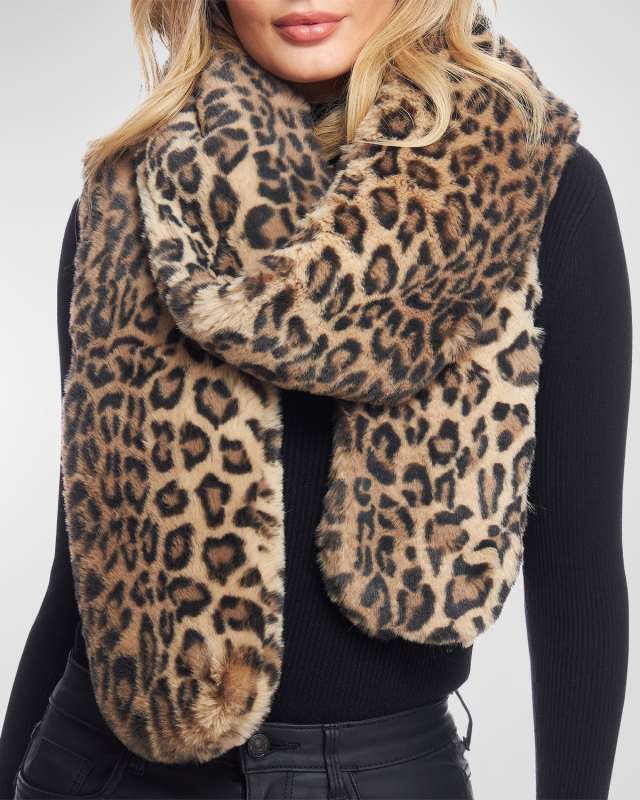Le Mink Faux Fur Scarf