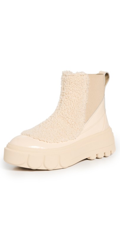 Sorel Caribou X Cozy Chelsea Boots Bleached Ceramic, Oatmeal