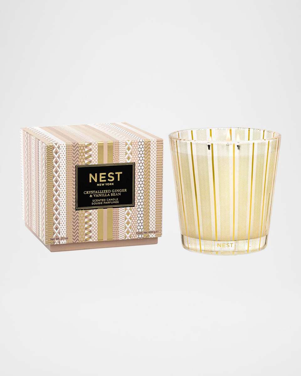 21.2 oz. Crystallized Ginger & Vanilla Bean 3-Wick Candle