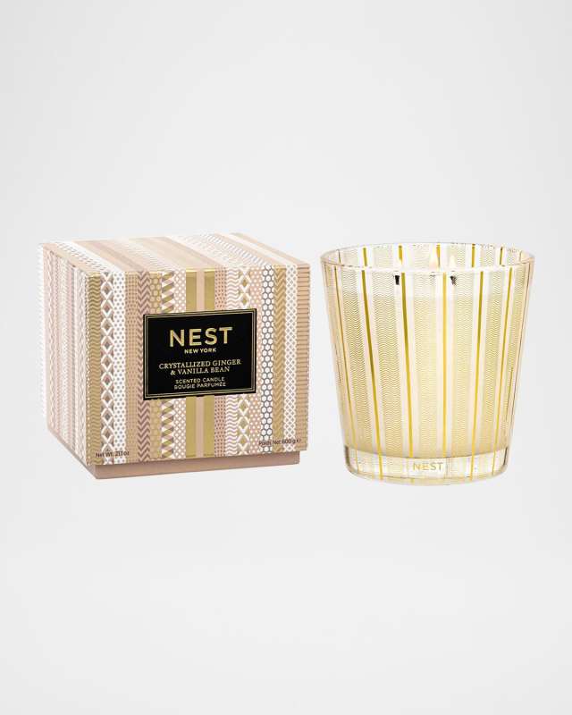 21.2 oz. Crystallized Ginger & Vanilla Bean 3-Wick Candle