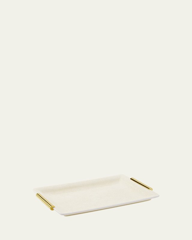 Faux Shagreen Small Vanity Tray