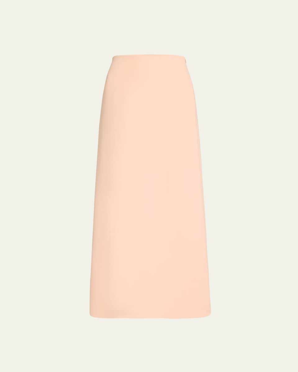High-Rise A-Line Maxi Skirt