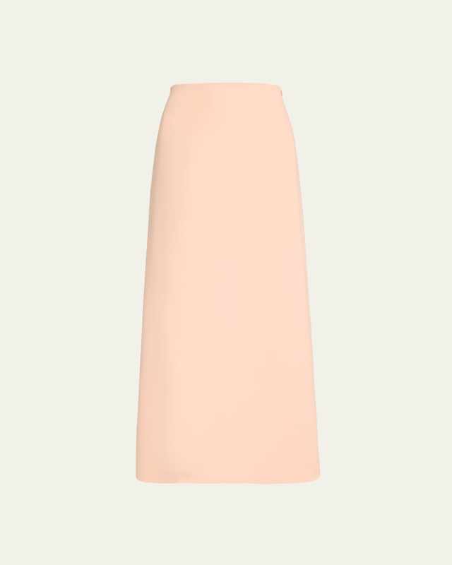 High-Rise A-Line Maxi Skirt