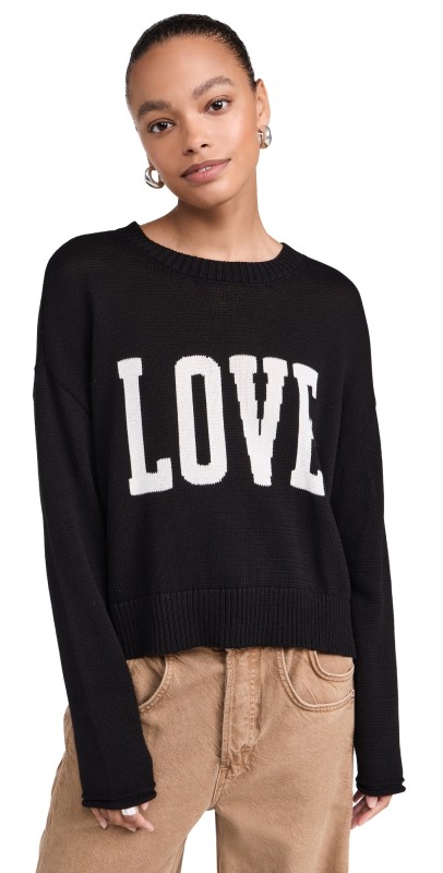 Z Supply Sienna Love Sweater Black