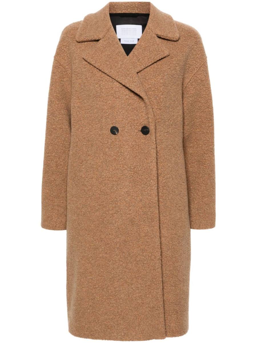 drop-shoulder coat