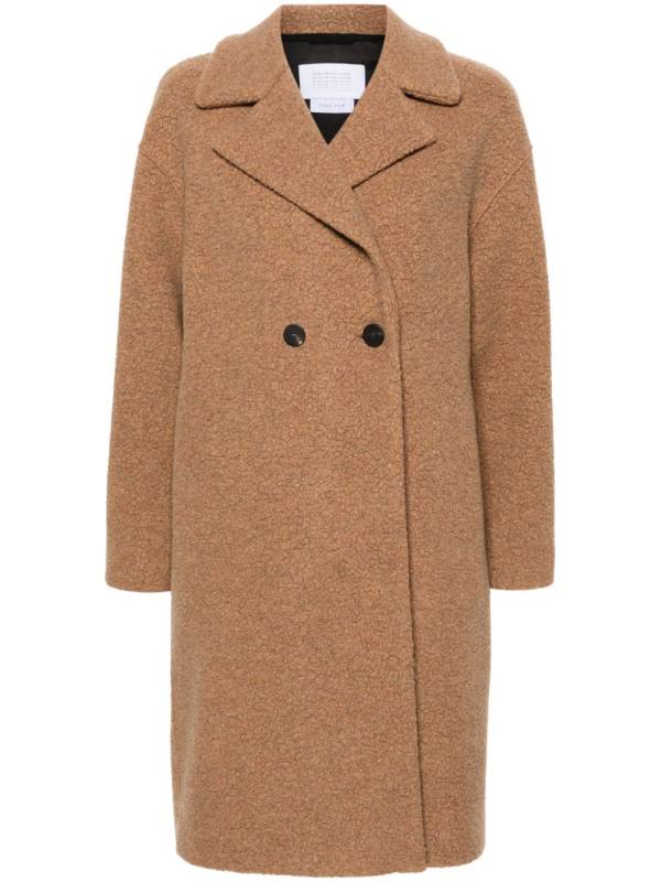 drop-shoulder coat