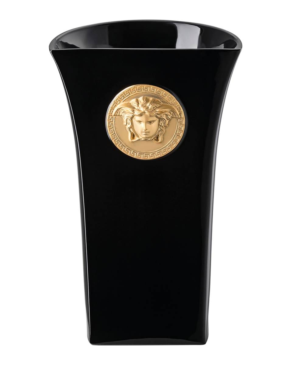 Medusa Madness Vase in Black - 10.25"