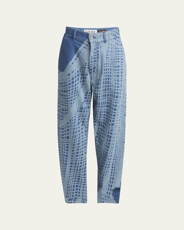 x Paula Ibiza Tie-Dye Baggy Denim Jeans