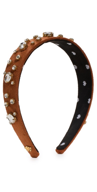 Lele Sadoughi Crystal Bessette Headband RUSTIC MEADOW