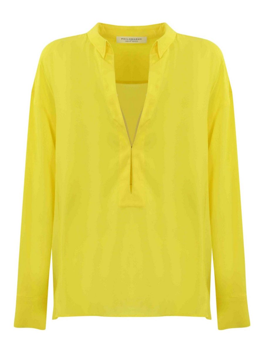 Philosophy di Lorenzo Serafini Blouse - Jaune