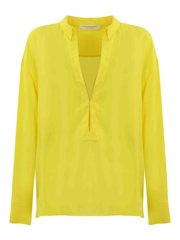 Philosophy di Lorenzo Serafini Blouse - Jaune