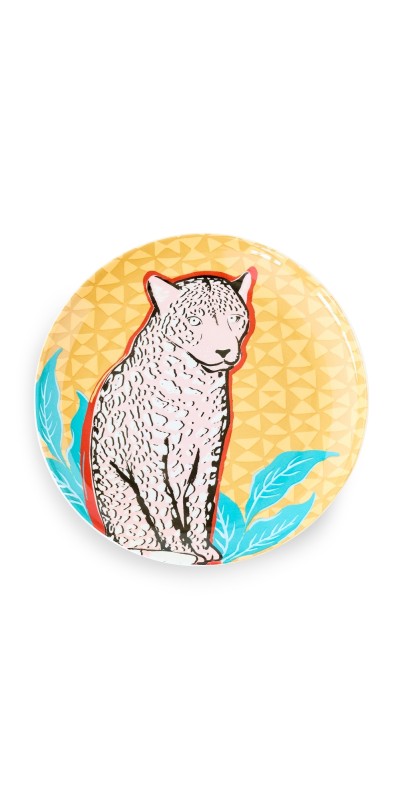 FARM Rio Jaguar Dessert Plate Multi