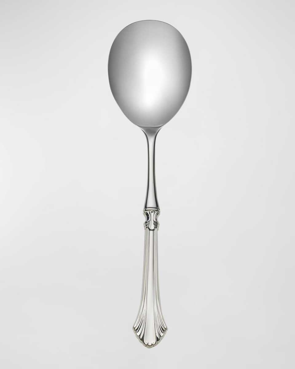French Regency Salad Serving Spoon, Hollow Handle