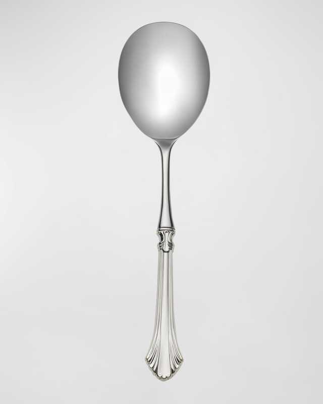 French Regency Salad Serving Spoon, Hollow Handle