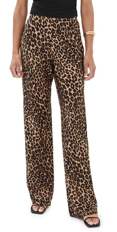 Reformation Gale Satin Bias Pants Leo