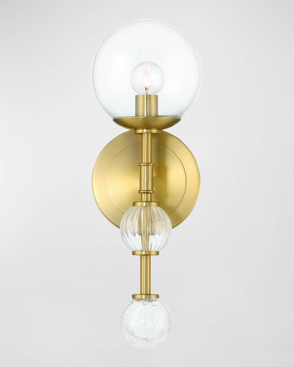 Traiton 1-Light Golden Wall Sconce