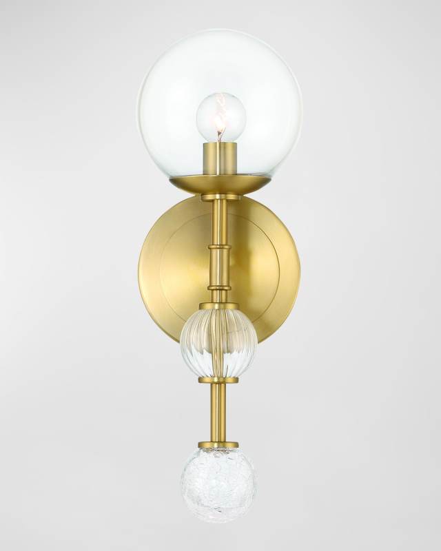 Traiton 1-Light Golden Wall Sconce