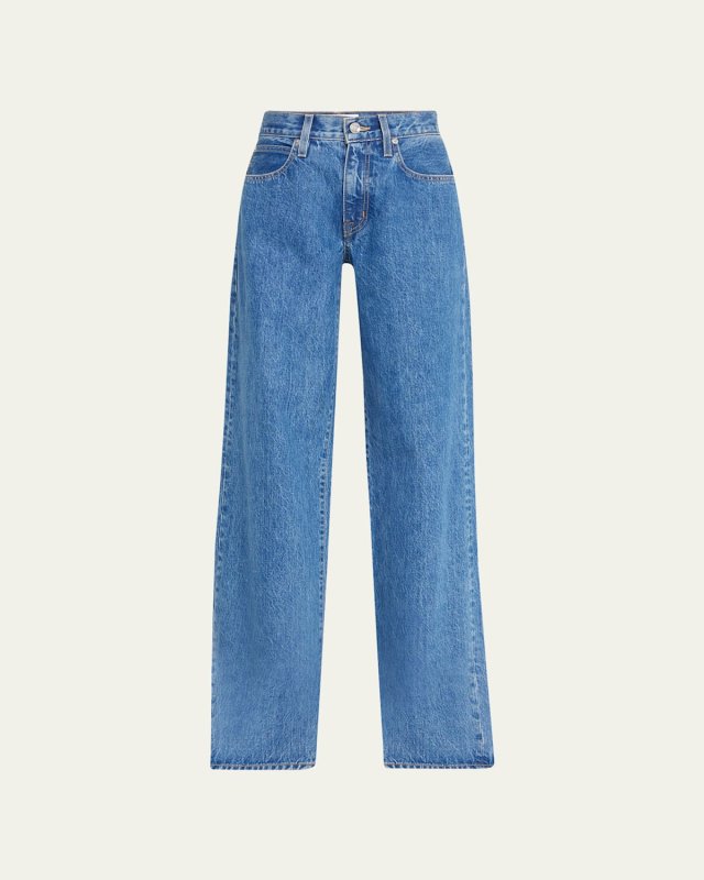 Mica Low-Rise Wide Relaxed Jeans