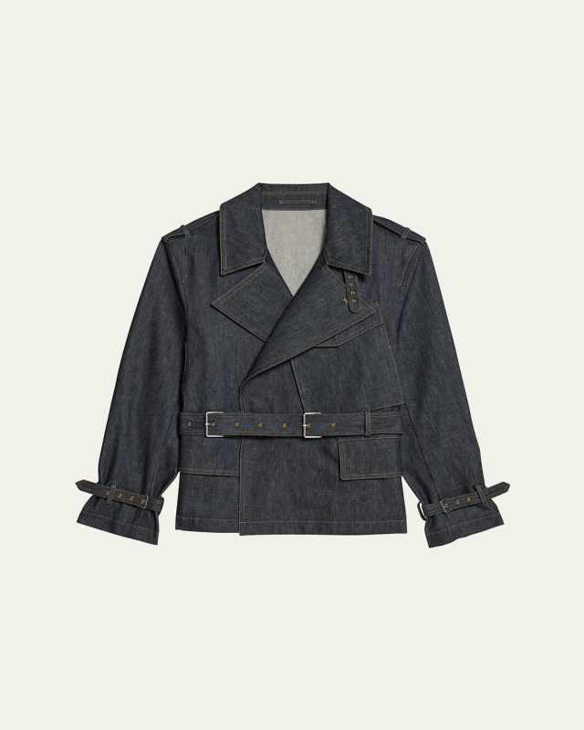 Denim Rider Trench Coat