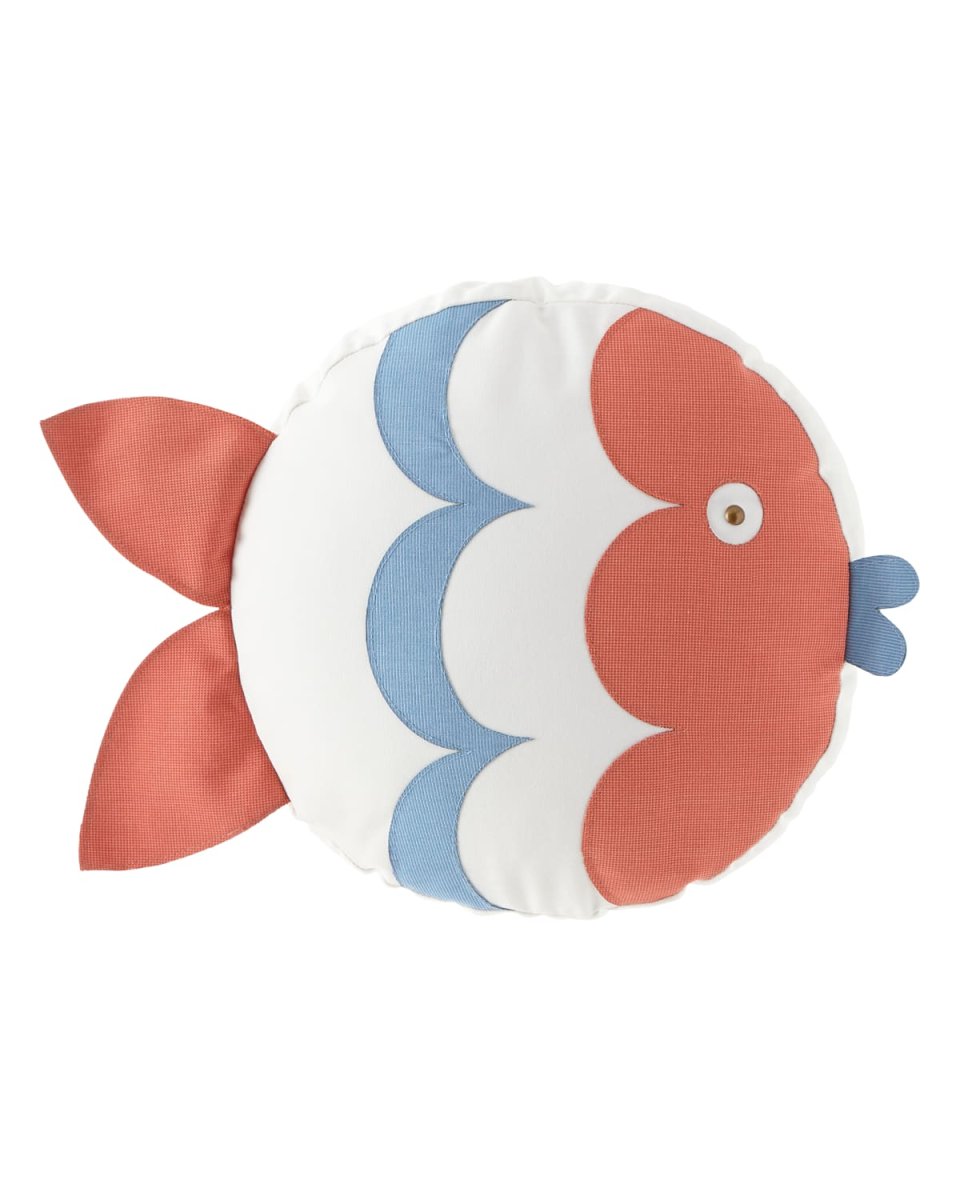 Celerie Kemble Kissing Fish Tambourine Right Pillow
