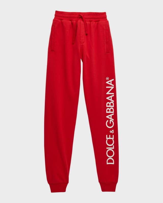 Boy's Logo-Print Joggers, Size 8-14