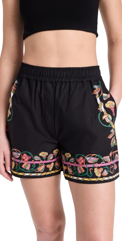 La Double J Pull-Up Shorts Black