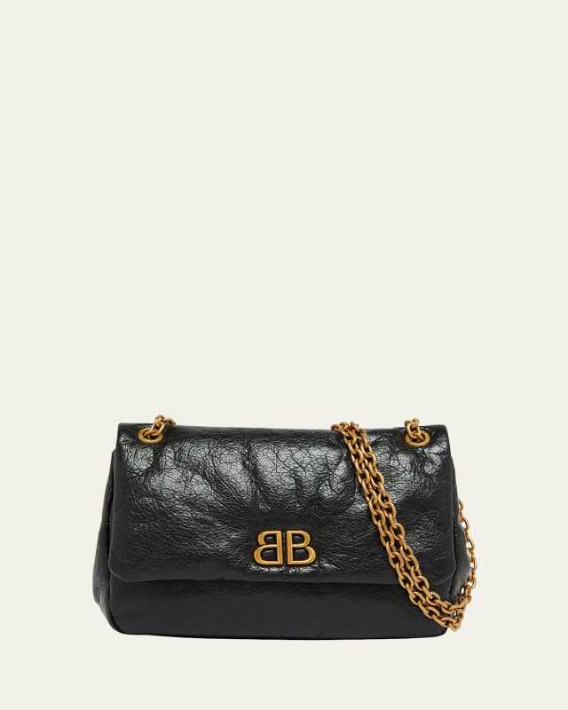 Monaco Mini Leather Chain Shoulder Bag