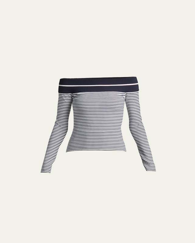 Striped Off-The-Shoulder Top