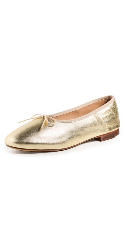 Mansur Gavriel Dream Ballerina Flats Silver