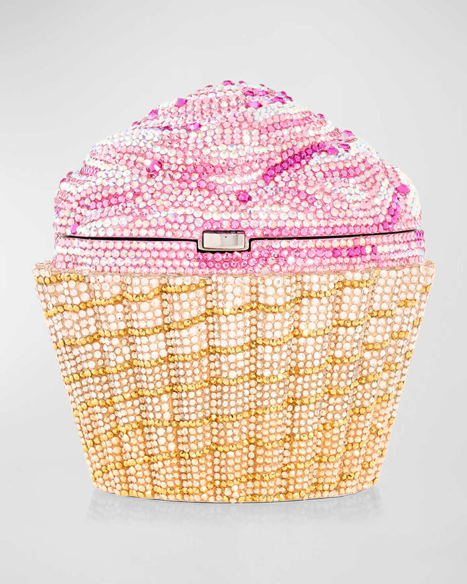 Strawberry Cupcake Crystal Minaudiere