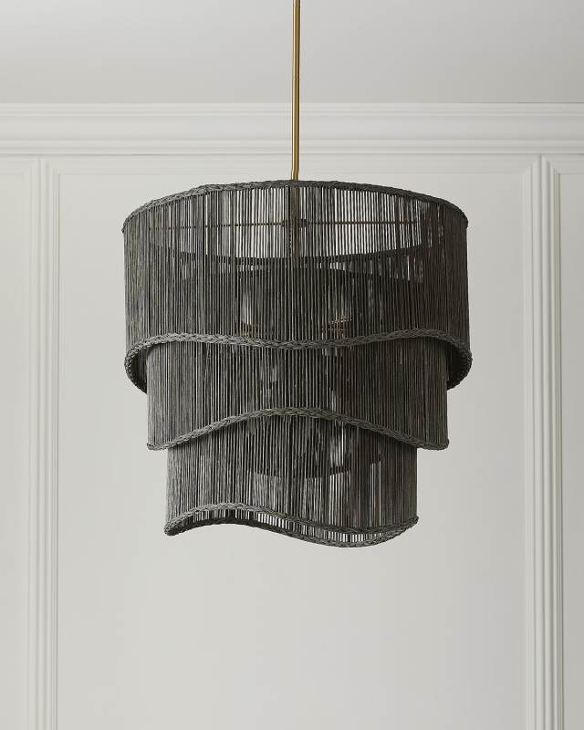 x Coastal Living Nimes Chandelier (Black)