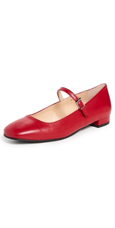 ALOHAS Por Do Sol Ballet Flats Red