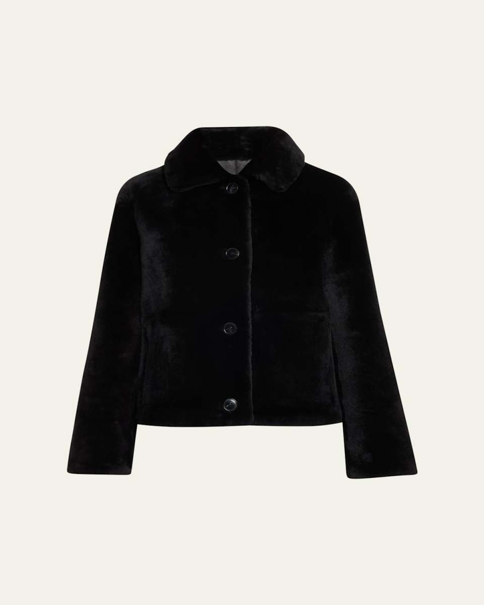 Tailored Shearling Coat