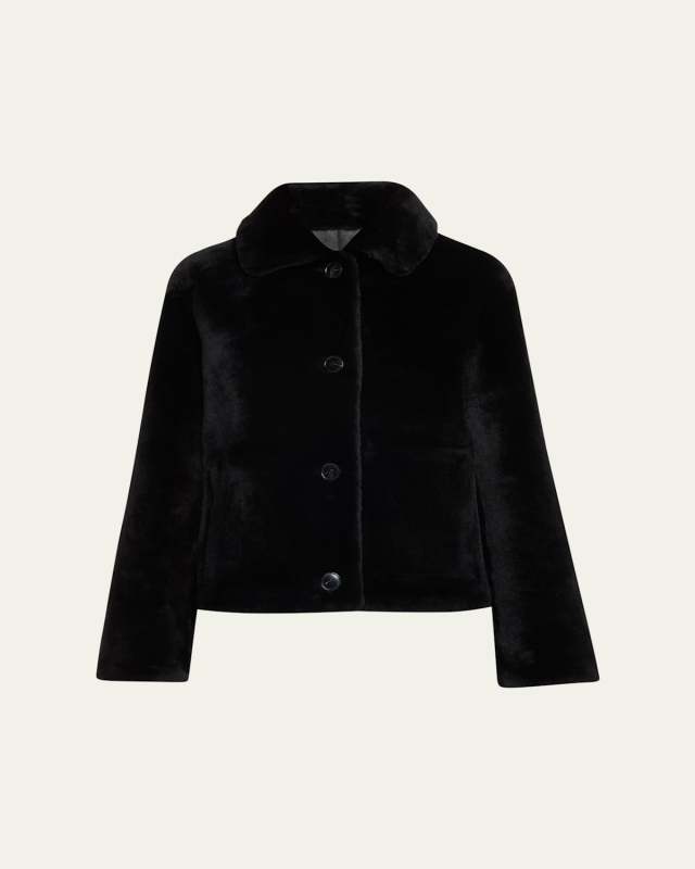 Tailored Shearling Coat