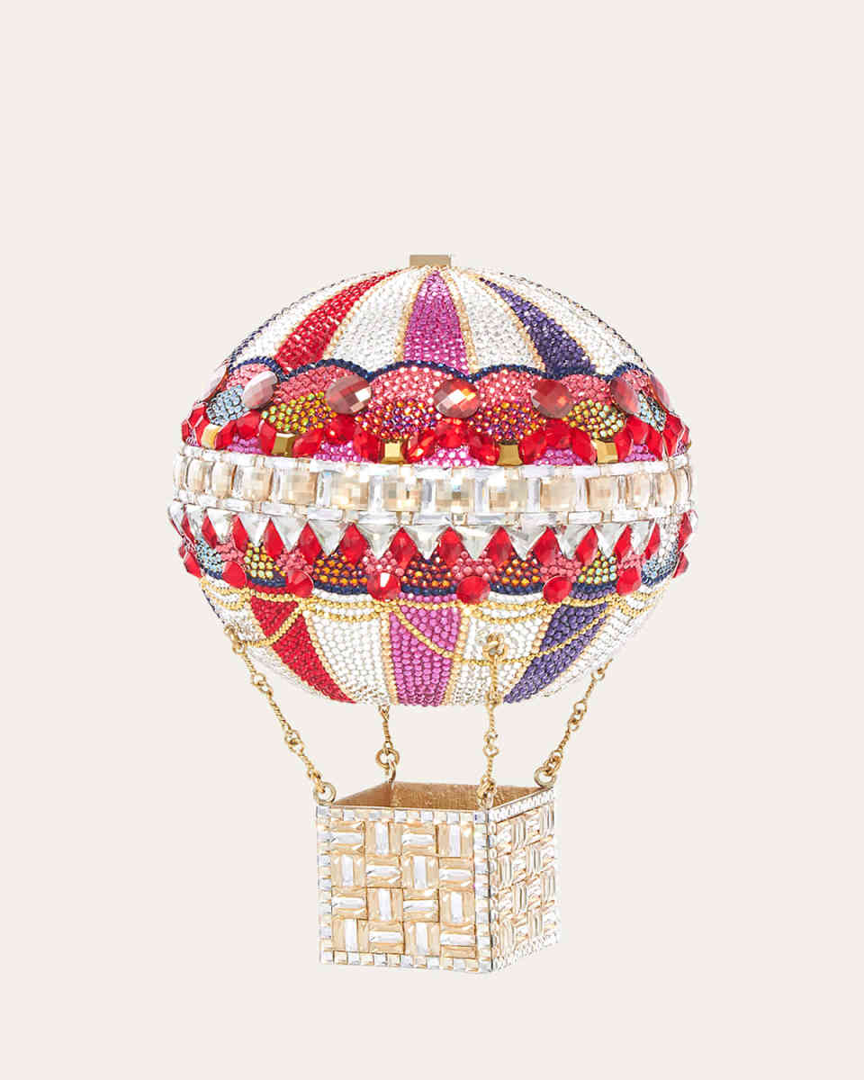 Savannah Hot Air Ballon Crystal Minaudiere